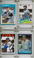 (8) Autographed Baseball Cards