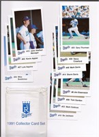 1991 KC Royals Collector Card Set`