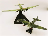 (2) WWII Nazi Germany Aircraft DieCasts