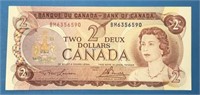 1974 $2 Bank of Canada