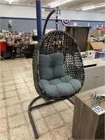 HANGING EGG CHAIR ON STAND NEW