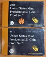 185 - US MINT PRESIDENTIAL $1 COIN PROOF SETS (86C