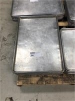 1LOT (10)  FULL SIZE ALUM BAKING SHEET PANS