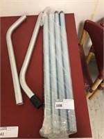 1LOT, SET OF 4 NEW SINK/TABLE LEGS AND SUPPORT