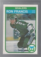 RON FRANCIS 1982-83 O-PEE-CHEE ROOKIE #123