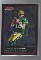 AARON RODGERS 2006 BOWMAN CHROME #201 2ND YEAR