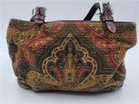 Brighton Tapestry Satchel Handbag