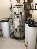 1LOT, (4) PCS, WATER HEATER AND SOFTENING SYSTEM,
