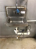 S.S. WALL MOUNTED HAND SINK (ON OUTSIDE WALL OF