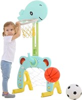 Jomifin Basketball Hoop Set for Kids