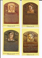 (5) 1993 MLB HOF Post Cards, Unused