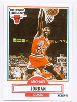 (90) 1990 Fleer Basketball Cards: Michael Jordan