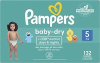 Diapers Size 5 - Pampers  132 Count