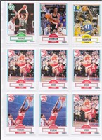 (90) 1990 Fleer Basketball Cards: Spud Webb (5'6")
