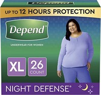 Extra Large Overnight Depends For Women 26CT