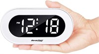 REACHER Small LED Digital Alarm Clock