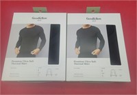 2 new Goodfellow Ultra Soft Thermal Shirts L-Tall