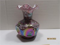 9" Large Pinch Vase Handpainted Signed MUSEUM