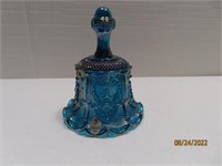 6" Dark Blue Incandescent inlaid Bell