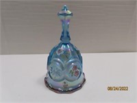 C DAILEY signed 7" Blue Painted Bell