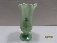 7" Incandescent Green 8450GE DroopFlower Vase
