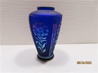 Rare REYNOLDS #325/1250 Favrene CutBack Blue Vase