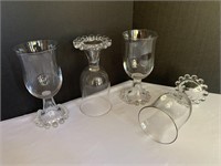 Imperial Candlewick Crystal Line Clear Stems
