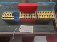 100 rounds 7mm ammo + 32 empties