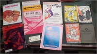 11pc ephemera old music books 1930s & up