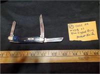 Case XX blue jigged bone 6318 SS pocket knife