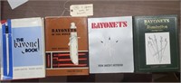 4 reference books on Bayonets