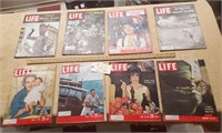 8 LIFE magazines all 1961 ADVERTISEMENTS