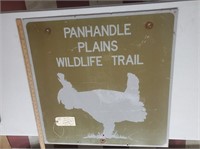 30x30 Panhandle Plains Wildlife Trail Sign