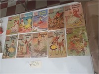 10 old Junior Classics comic books fairy tales