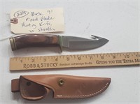 BUCK 191 9" hunting knife w leather sheath