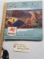 1951 Magnolia Mobilgas advertising calendar