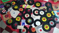40+ old juke box 45rpm records