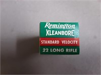 22 LONG RIFLE CARTRIDGES  REMINGTON 50 EA BOX