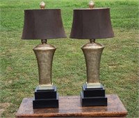 Pair of Modern Egyptian Styled Table Lamps