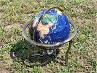 Gemstone Tabletop World Globe