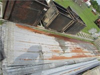 Quanity of used steel roof