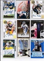 (18) Signed NCAAFB Trading Cards