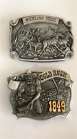 Belt Buckles Gold Rush 1849 Overland Stage