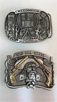 NRA Belt Buckle Creedmore Wild Bill Hickok