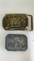 Belt Buckles Remington Pewter Brass