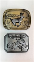 Belt Buckles Remington Pewter Brass