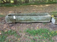 Carved Sandstone Water Trough 7' 3"L