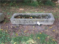 Carved Sandstone Water Trough 5' 3"L