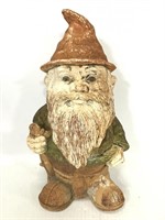 Vintage garden gnome resin statue