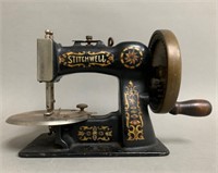 Antique Stitchwell Childs Toy Sewing Machine